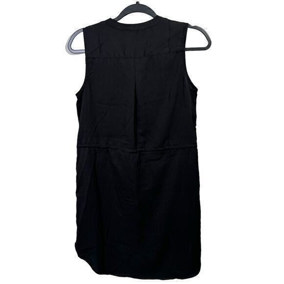 Moussy Sleeveless Drawstring Waist Black Dress Size 6‎ - Picture 3 of 5